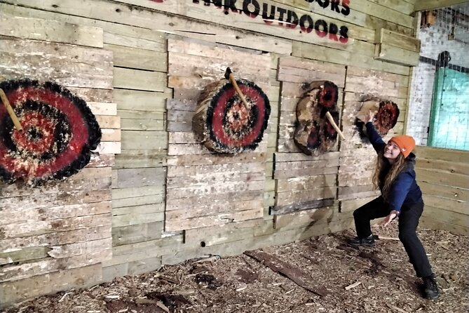 30 Minute Axe Throwing Experience in Llangollen - Friendly competition after the practice