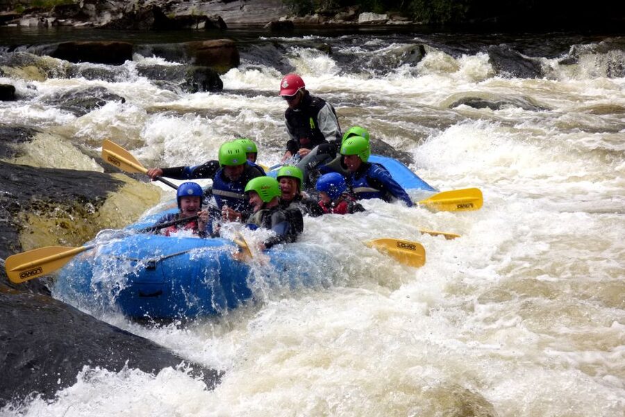 Aberfeldy: Rafting on the River Tay - The 30-minute safety briefing sets the tone