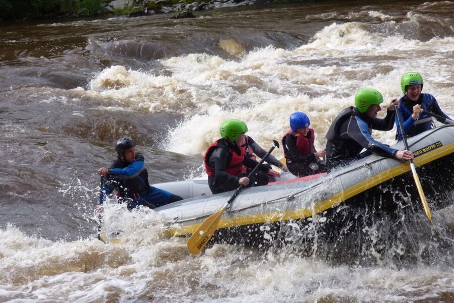Aberfeldy: Rafting on the River Tay - What I like most, and what gives me pause