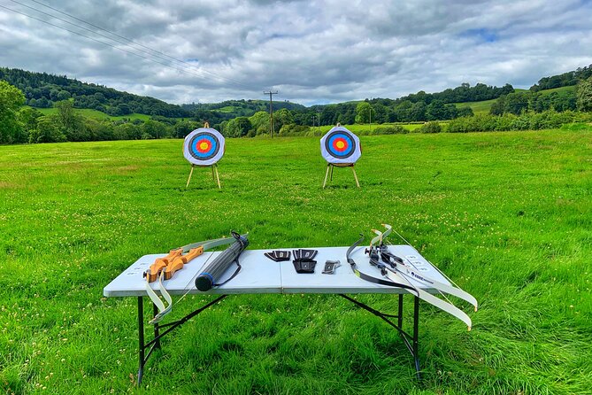 Archery & Axe Throwing in Llangollen - Wenffrwd Nature Reserve, five minutes from town