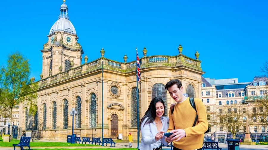 Birmingham: City Walking Tour and Exploration Game - Starting beside the Bullring and St Martin’s Church