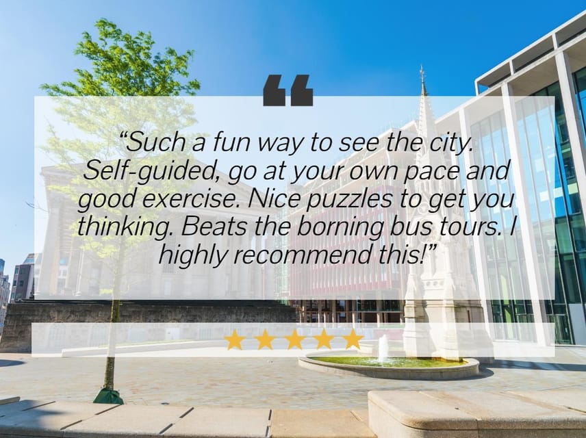Birmingham: City Walking Tour and Exploration Game - Who will enjoy the Birmingham Quest most?
