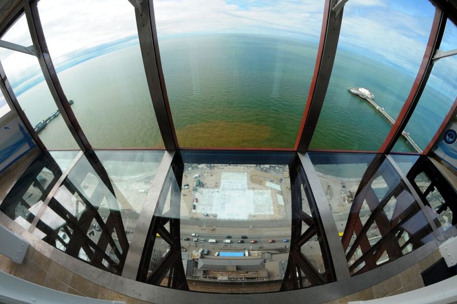 Blackpool: Tower Eye Entry Ticket - The climb toward 380 feet