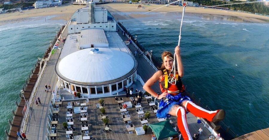 Bournemouth Pier: PierZip Entrance Ticket - Climbing 25 meters above the sea