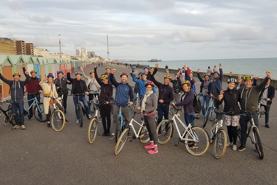 Brighton City Bike Tour - North Laine, where Brighton gets creative