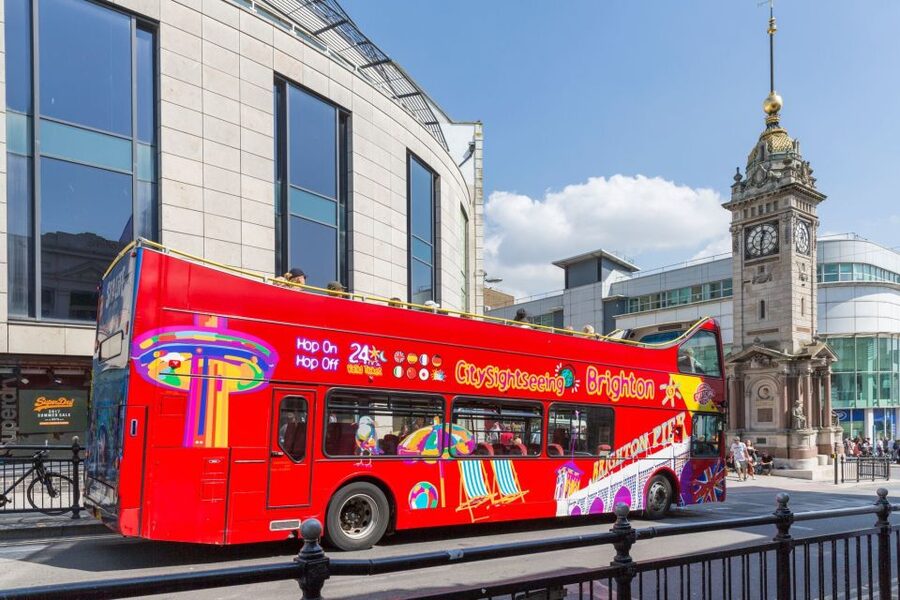 Brighton: City Sightseeing Hop-On Hop-Off Bus Tour - The 50-minute circuit and hop-on, hop-off rhythm