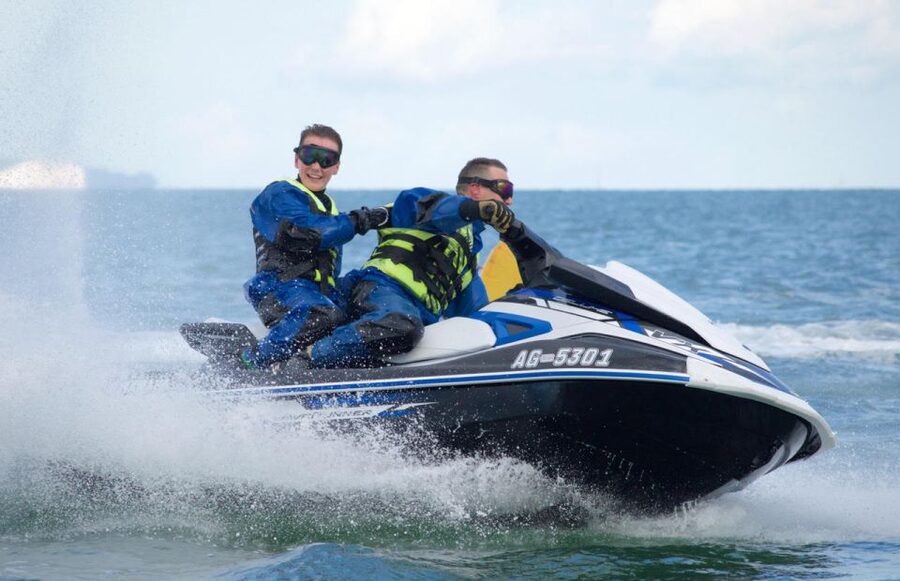 Brighton: Jetski Ride - Getting suited up before the ride