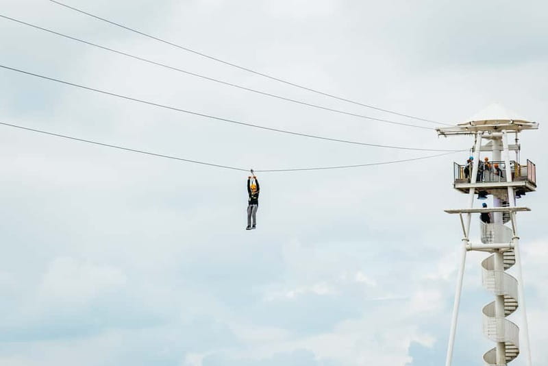 Brighton: Zip Wire Experience Ticket - From Madeira Drive to the top of the tower