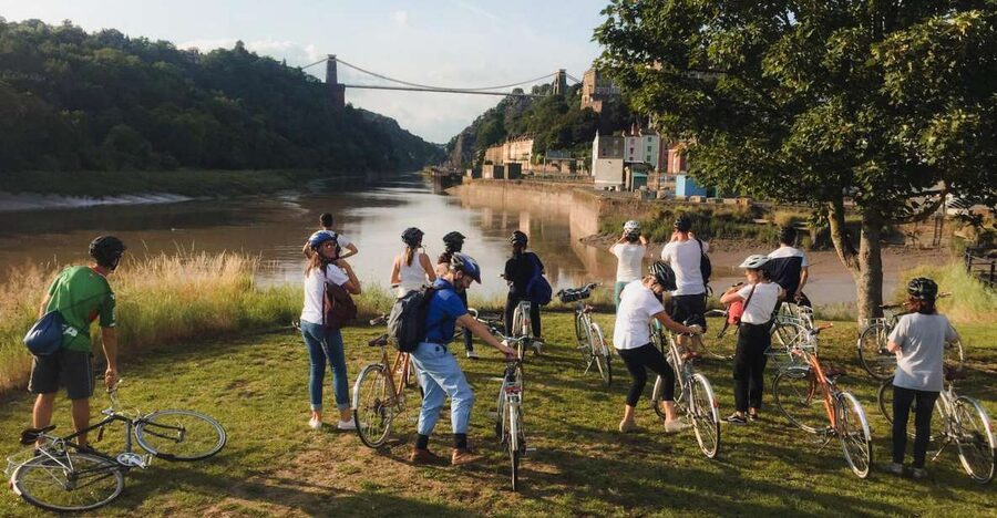 Bristol: The Best Of Bristol, Guided Bike Tour - Well Hung Lover and the return route