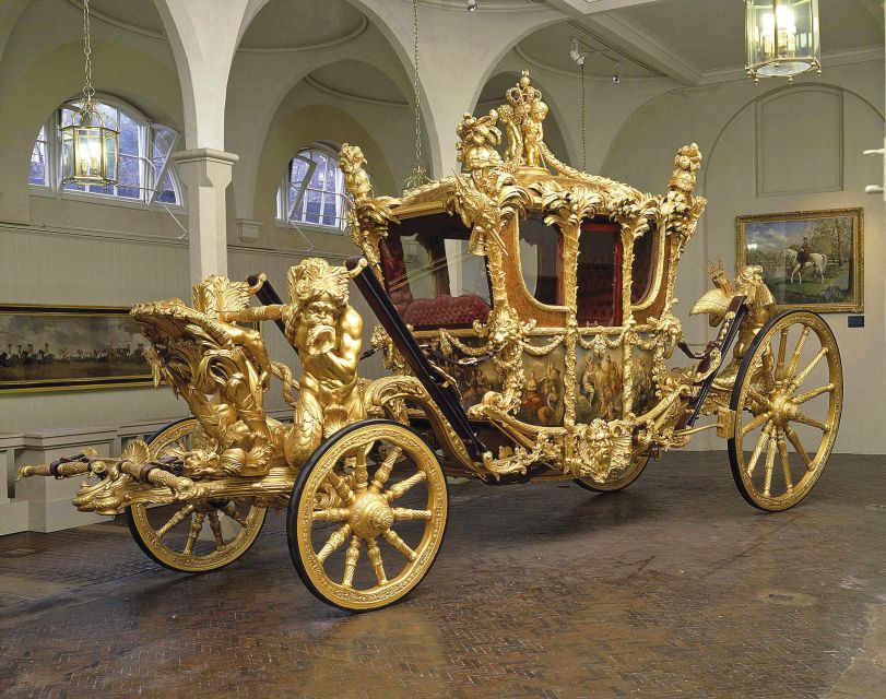 Buckingham Palace: The Royal Mews Entrance Ticket - The Gold State Coach, built for spectacle