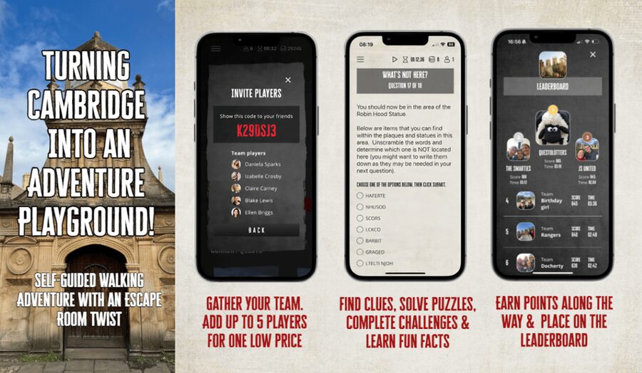 Cambridge: City Walking Tour & Exploration Game - Following the college streets