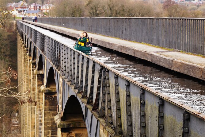 Canoe Trip Over the Pontcysyllte Aqueduct - Starting beside Froncysyllte Lift Bridge