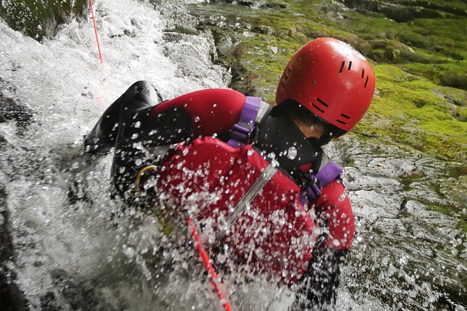 Canyoning in Snowdonia - The climb back up is part of the test