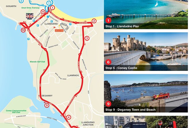 City Sightseeing Llandudno Hop-On Hop-Off Bus Tour - Rose Hill Street and Town Ditch Road