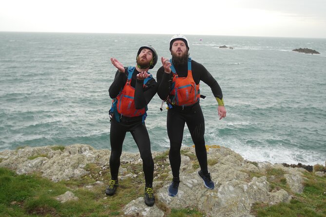 Coasteering on Anglesey - Jumps range from manageable to nerve-racking