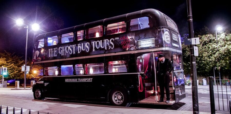 Comedy Horror Show: York Ghost Bus Tour - Meeting the Necrobus near York Station