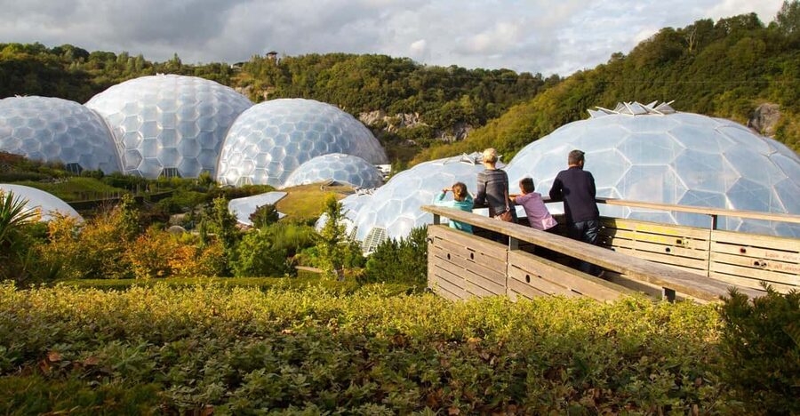 Cornwall: Eden Project Entry Ticket - The Rainforest Biome and its high canopy