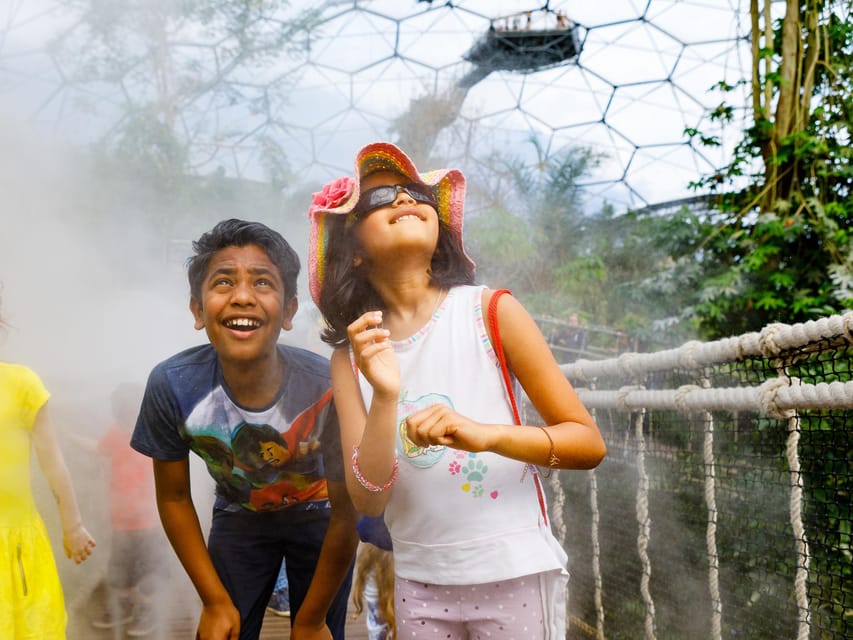 Cornwall: Eden Project Entry Ticket - Food, water, toilets, and practical comfort