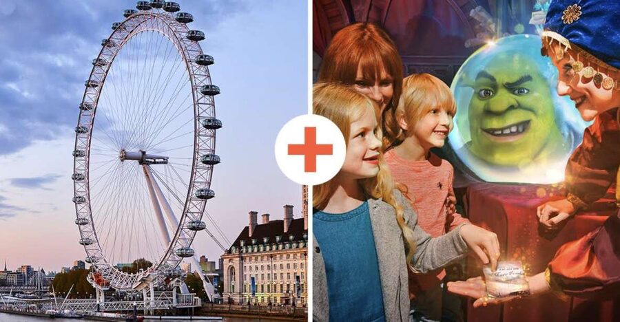 DreamWorks Shrek's Adventure and London Eye: Combo Ticket - Building a workable schedule