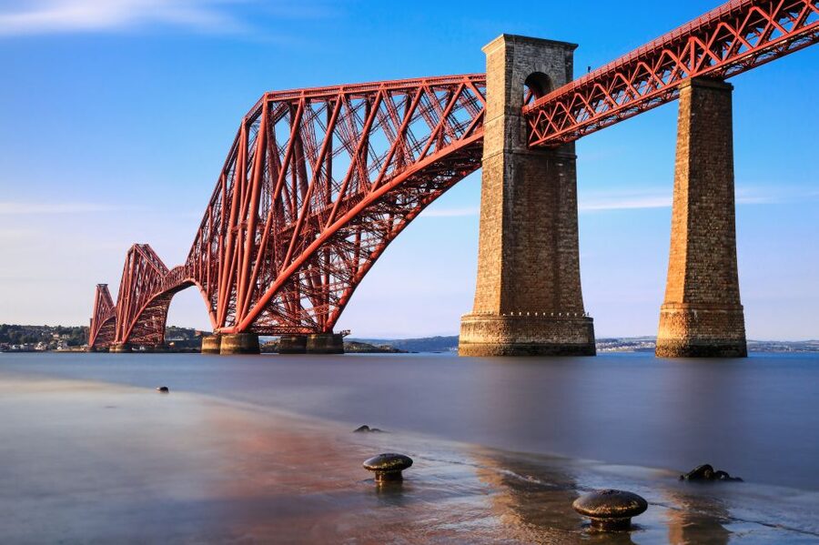 Edinburgh: St Andrews, Dunnottar Castle & Falkland Tour - The Forth Bridge: a fast look at Scottish engineering