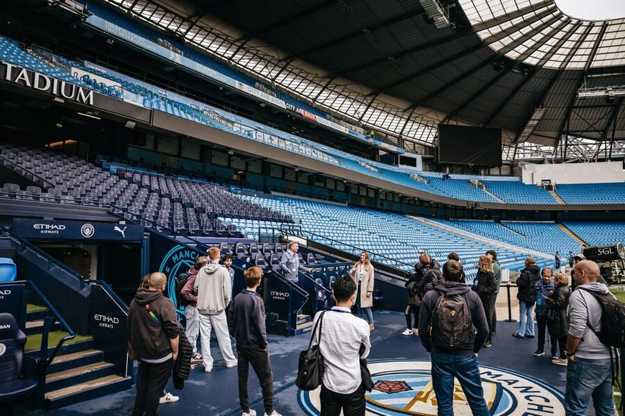 Etihad Stadium: The Manchester City Stadium Tour - Asking questions to a virtual Pep Guardiola