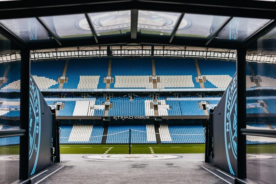 Etihad Stadium: The Manchester City Stadium Tour - The Tunnel Club and the clubs polished side