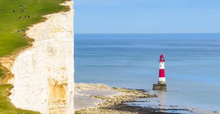 From Brighton: Seven Sisters and South Downs Tour - The Long Man of Wilmington and old Sussex villages