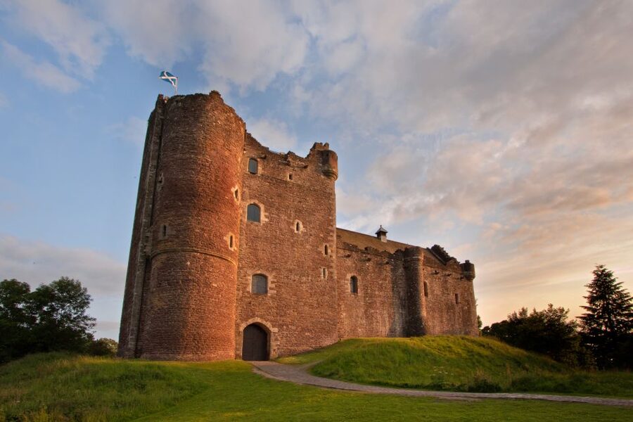 From Glasgow: Outlander Adventure Tour with Tickets - Doune Castle: Castle Leoch with a Monty Python bonus