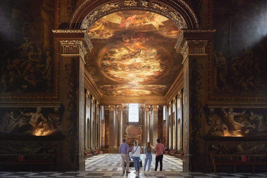 Greenwich: Painted Hall Entry and Old Royal Naval College - Allow time for Greenwich beyond the college