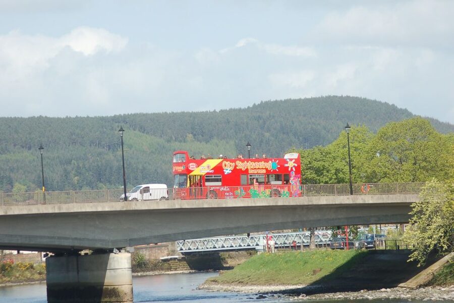 Inverness: City Sightseeing Hop-On Hop-Off Bus Tour - Bught Drive connects the city with the canal