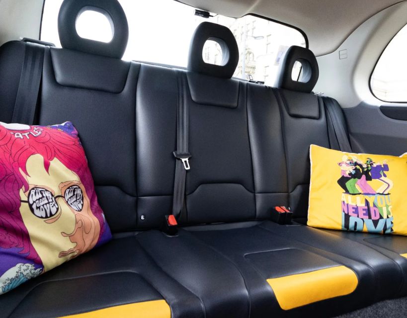 Liverpool: Beatles-Themed Private Taxi Tour with Transfers - The Sgt. Pepper taxi and electric comfort