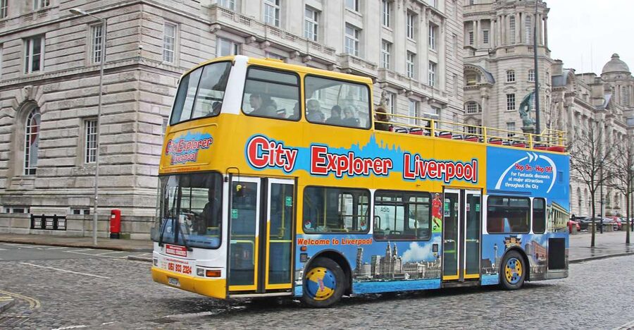 Liverpool City Explorer 24 hour hop-on hop-off Bus Tour - Starting at Canada Boulevard and the waterfront