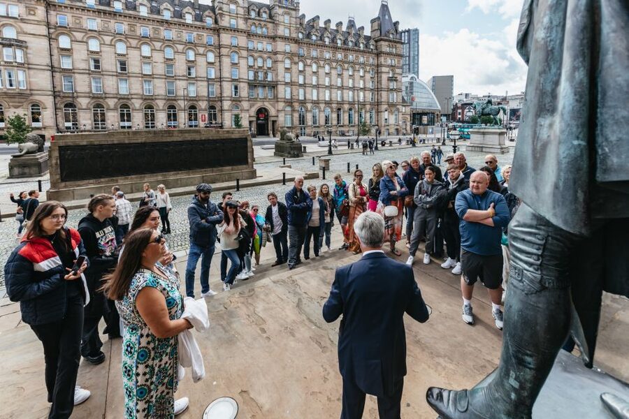 Liverpool: Official Peaky Blinders Coach Tour of Merseyside - The coach ride and on-board screen clips