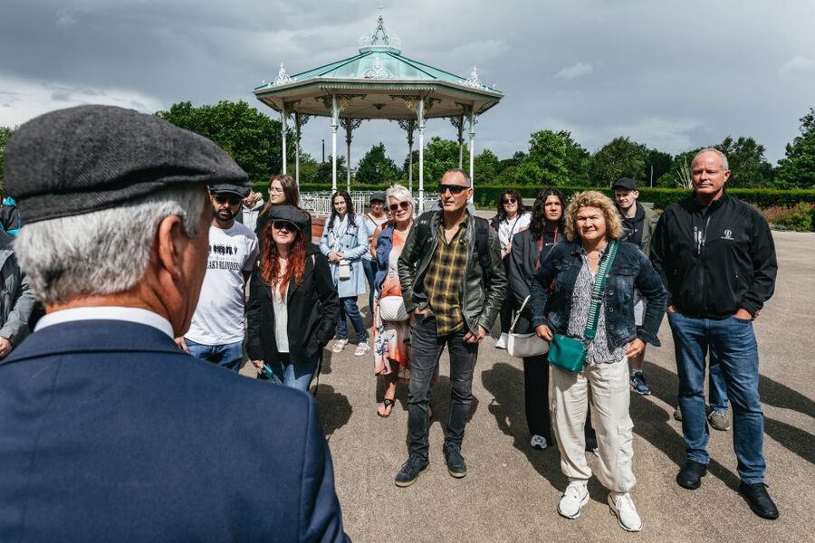 Liverpool: Official Peaky Blinders Coach Tour of Merseyside - The spot where Changretta is killed