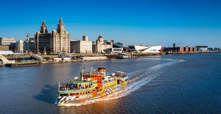 Liverpool: River Cruise and Hop-On Hop-Off Bus Tour - Chinatown and Cain’s Brewery Village