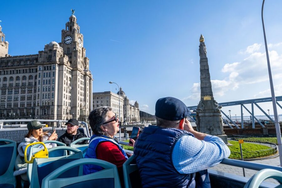 Liverpool: River Cruise and Hop-On Hop-Off Bus Tour - Music, memory, and the Bombed-Out Church