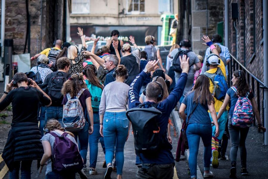 Liverpool: Silent Disco Adventure Tour - Why the flash mob format works in Liverpool