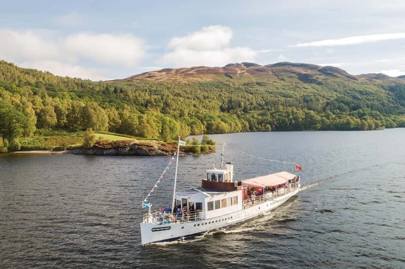 Loch Katrine – National Park Scenic Steamship Cruise - Boarding the Steamship Sir Walter Scott at Trossachs Pier