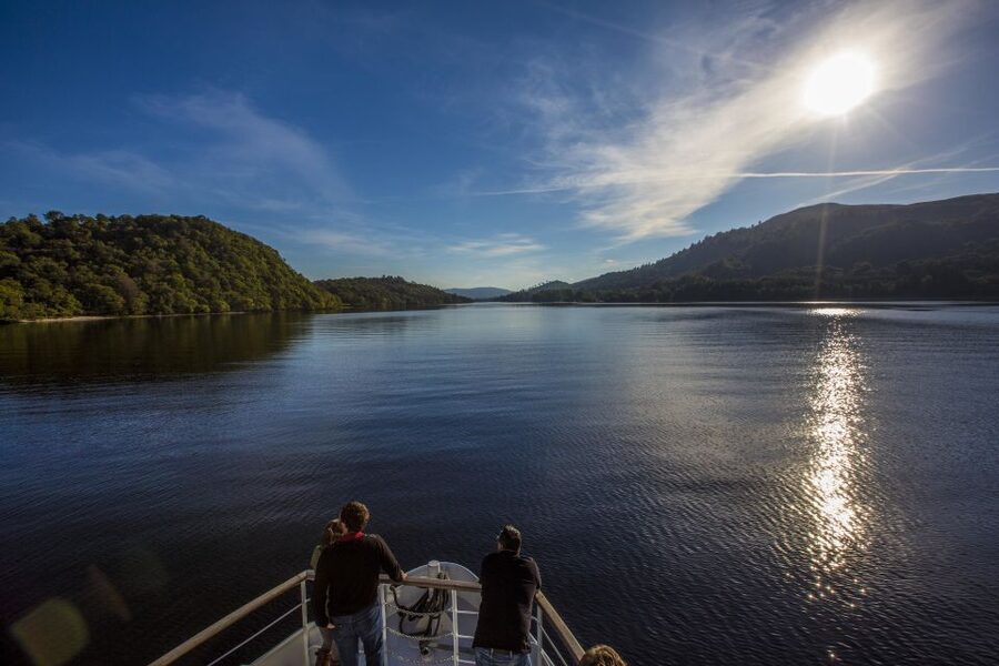 Loch Lomond: Island Discovery 2-Hour Cruise - The first stretch past Loch Lomond Golf Club