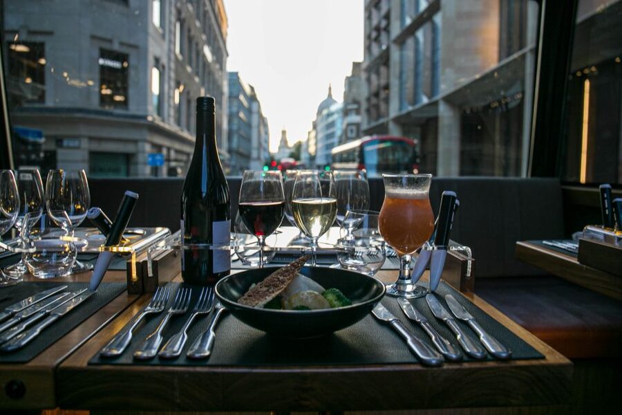 London: 4 Course Lunch Tour by Luxury Coach Bustronome - Heat, weather, and the glass roof
