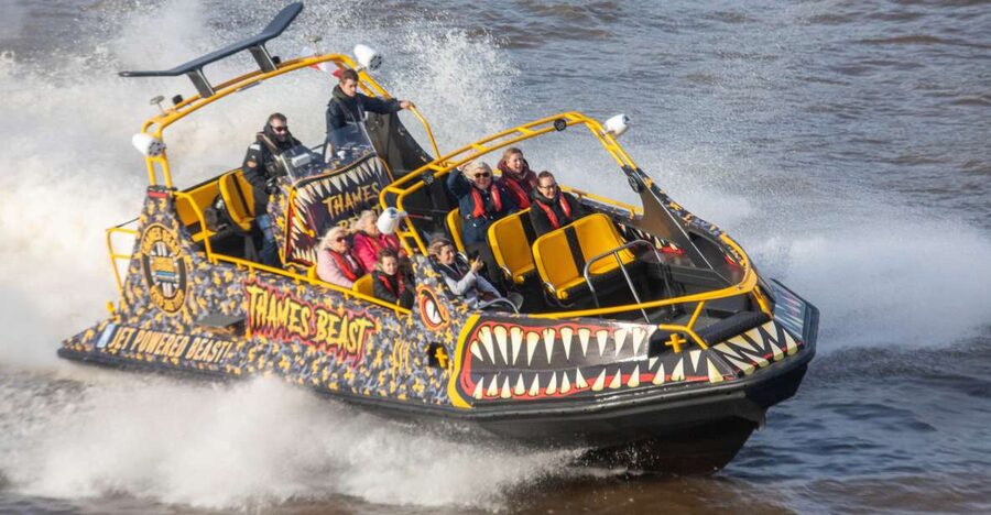 London: 40-Minute Thames Beast Jetboat Tour - Key points to know before boarding