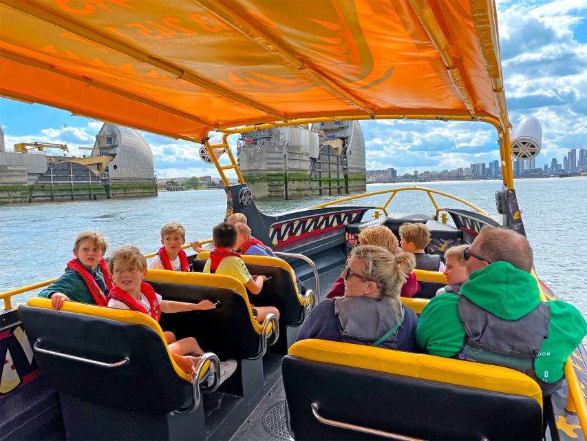 London: 40-Minute Thames Beast Jetboat Tour - The Beast leaves Tower Millennium Pier