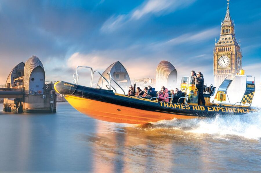 London: 70-Minute Thames Barrier Speedboat Tour - Central London landmarks from the water