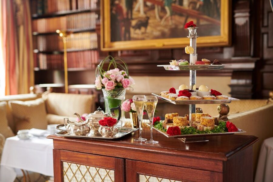 London: Afternoon Tea at The Milestone with Champagne Option - Fresh scones with Cornish cream