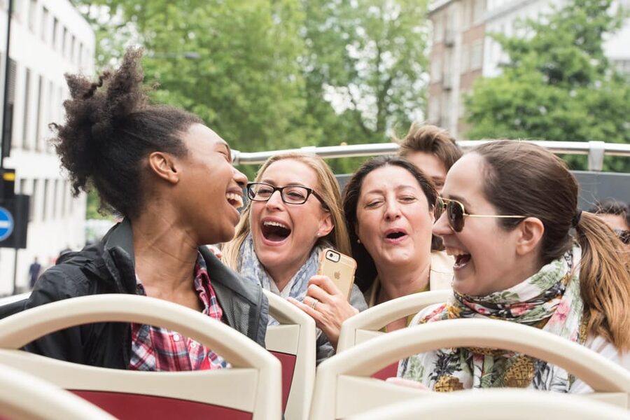 London: Big Bus Hop-on, Hop-off with Optional River Cruise - See London lit up on the two-hour evening tour