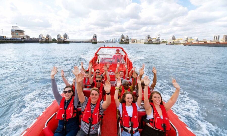 London: Break the Barrier Speed Boat Ride - From Bankside Pier to a very different Thames cruise