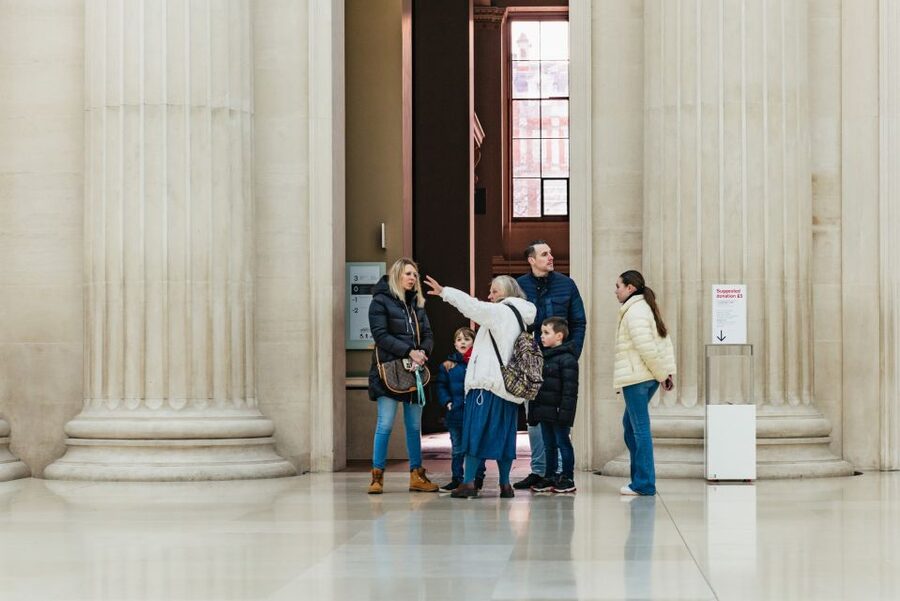 London: British Museum Family-Friendly Private Guided Tour - Meeting your guide after security
