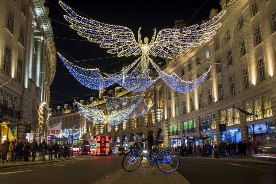 London Christmas Lights Bike Tour - Bond Street and Oxford Street