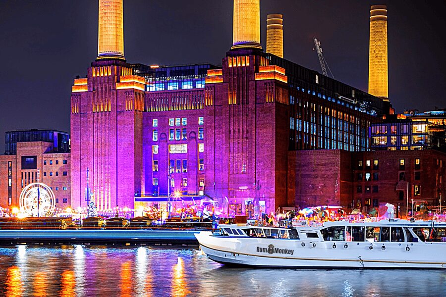 London: Dark Comedy on Iconic Battersea Barge - Finding the boat beside Battersea Power Station