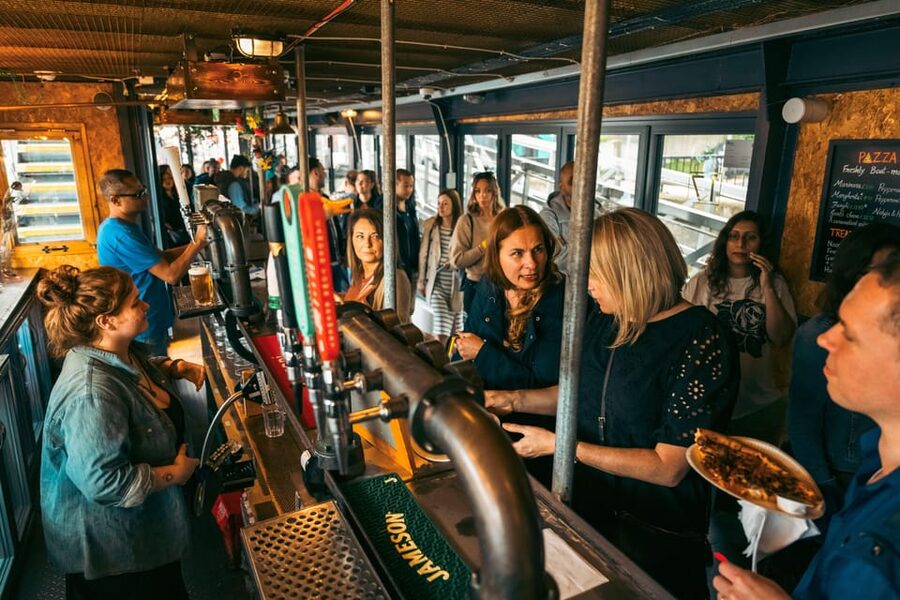 London: Dark Comedy on Iconic Battersea Barge - Drinks, photos, and the best timing